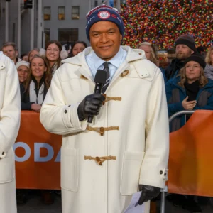 Craig Melvin The Today Show 2026 Team USA Toggle Coat