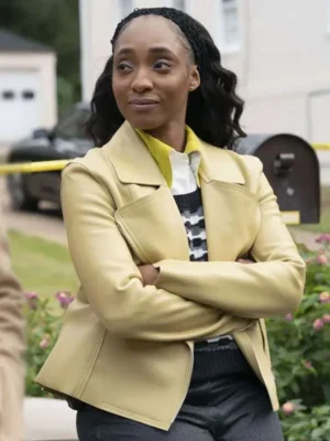 Will Trent S04 Faith Mitchell Leather Jacket