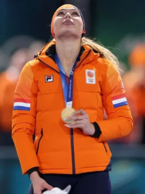 Jutta Leerdam Olympic 2026 Puffer Jacket