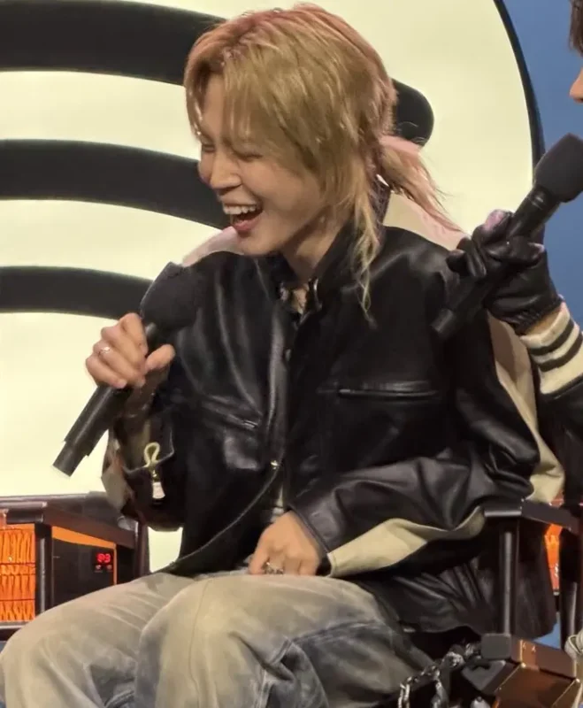 BTS-Spotify-Event-2026-Normal-Song-Live-Concert-Park-Jimin-Black-Leather-Racer-Jacket-Front-659x800 BTS Spotify Event Normal 2026 Jimin Jacket