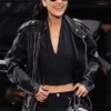 Bella Hadid The Beauty Black Leather Jacket