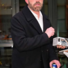 Ben Affleck New York Black Peacoat