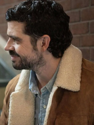 Brilliant Minds Micah Joe Parker Shearling Leather Jacket