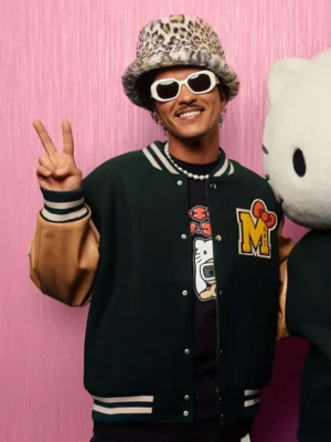 Bruno Mars Hello Kitty Varsity Jacket