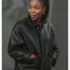 Clayface Naomi Ackie Leather Jacket
