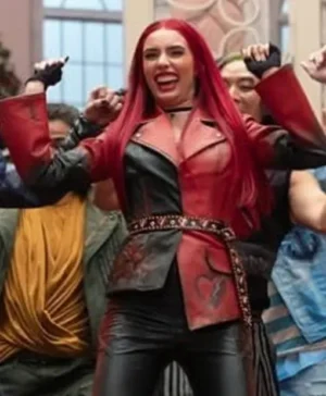 Descendants Wicked Wonderland Princess Red Leather Blazer