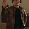 Dominic Fumusa Elsbeth S03 Brown Leather Jacket