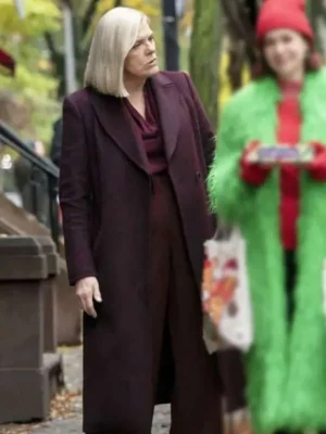 Molly Price Elsbeth S03 Purple Trench Coat