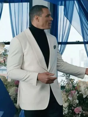 Tony Gonzalez Elsbeth S03 White Blazer