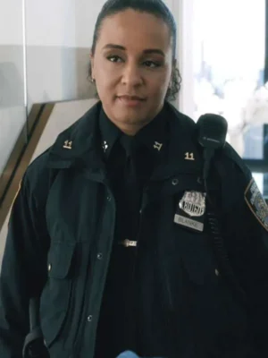 Elsbeth Kaya Blanke Black Police Jacket