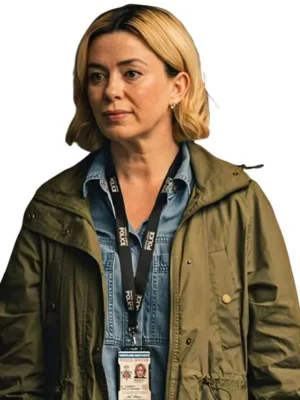 Eve Myles Gone 2026 Green Jacket