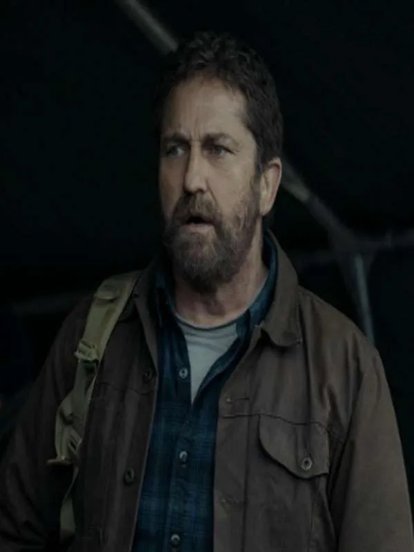 Gerard-Butler-Greenland-2-Migration-Brown-Jacket Greenland 2 Migration Gerard Butler Brown Cotton Jacket