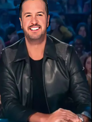 Luke Bryan American Idol Leather Jacket