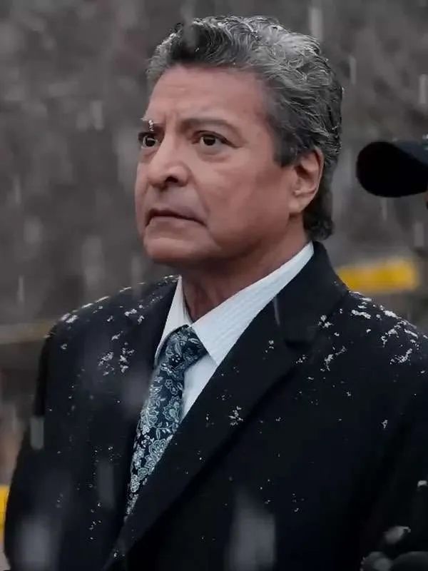 Marshals-2026-Gil-Birmingham-Black-Wool-Coat Gil Birmingham Marshals Black Wool Coat