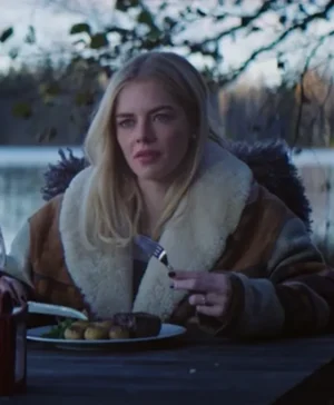 Over Your Dead Body Samara Weaving Coat