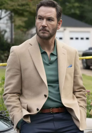 Will Trent Paul Campano Beige Coat