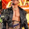 SmackDown 2026 Carmelo Hayes Black Leather Jacket