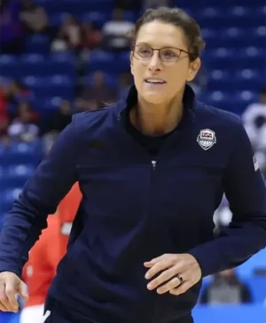 Stephanie White 2026 FIBA World Cup Blue Jacket