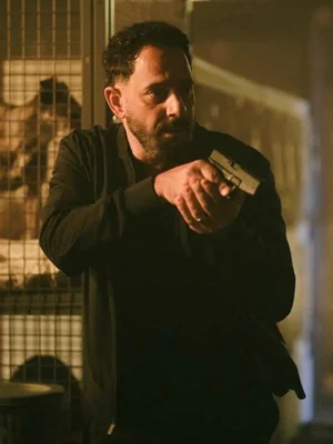 Patrick Sabongui The Hunting Party Black Bomber Jacke