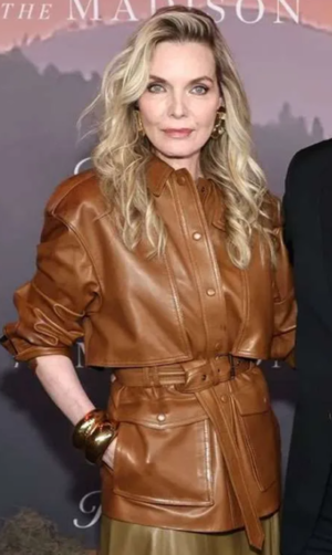 The Madison Michelle Pfeiffer Leather Jacket