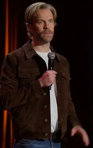 Anthony Jeselnik Bones and All Suede Jacket