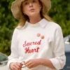 Christa Miller Shrinking S03 Sacred Heart Sweatshirt