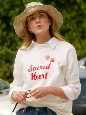 Christa Miller Shrinking S03 Sacred Heart Sweatshirt