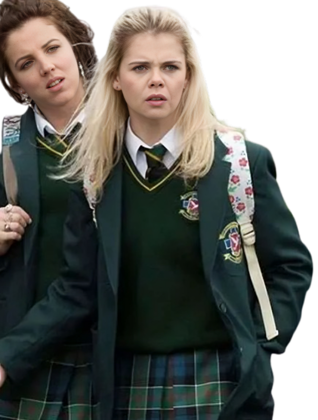 Derry Girls Green Uniform Coat (1)