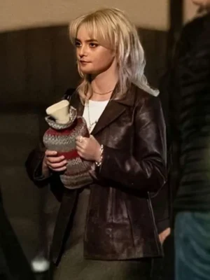 Doctor Who S02 Millie Gibson Brown Blazer