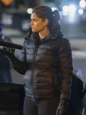 Maggie Bell FBI Black Puffer Jacket