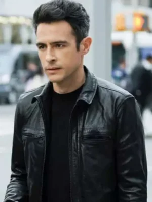 Stuart Scola FBI S05 Black Leather Jacket