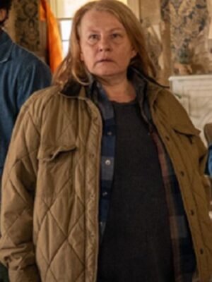 From S03 Elizabeth Saunders Quilted Brown Jacket
