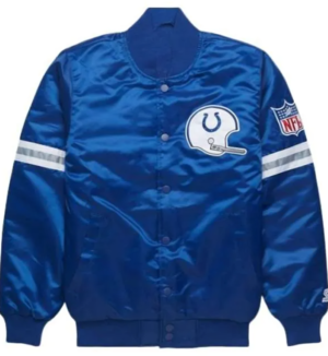 Indianapolis Colts Blue Bomber Jacket