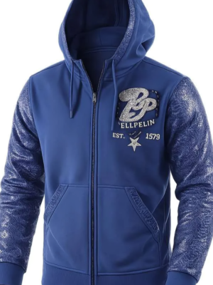 King Of Thrones Pelle Pelle Blue Hoodie