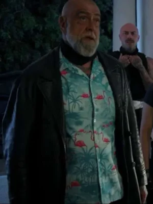 Mike Ferguson Last Hit Black Leather Coat