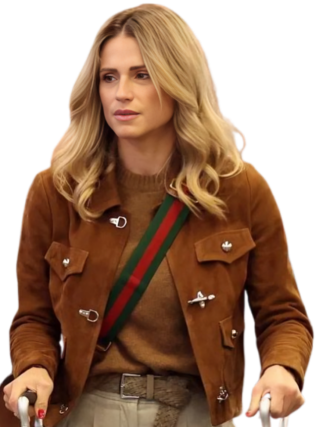 Michelle Hunziker Street Style Jacket (1)