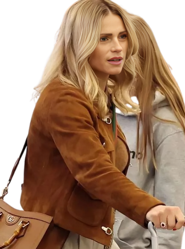 Michelle Hunziker Street Style Jacket (3)