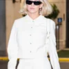 NYC 2025 Sydney Sweeney White Jacket