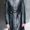 NYC Sarah Pidgeon Leather Coat