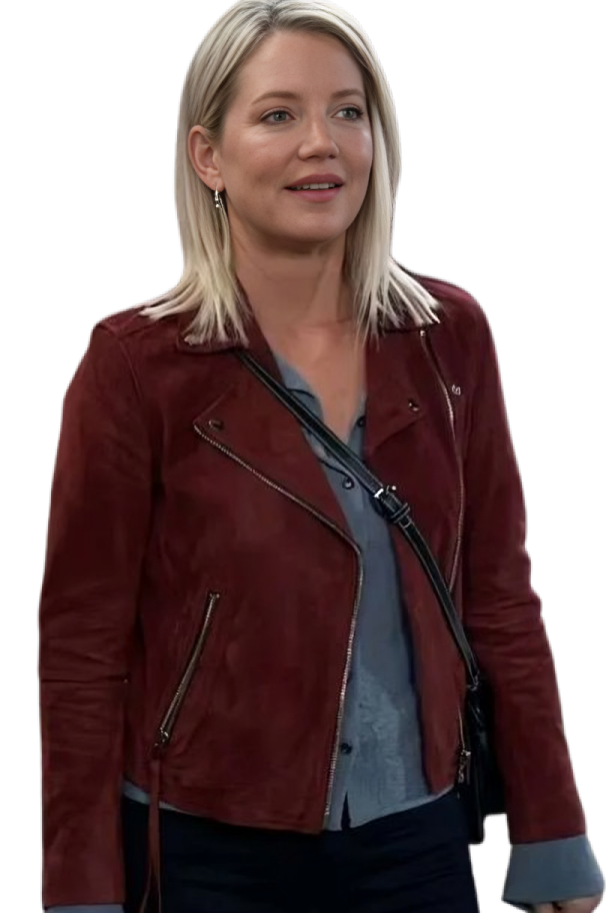 Nina Reeves General Hospital Suede Jacket (1)