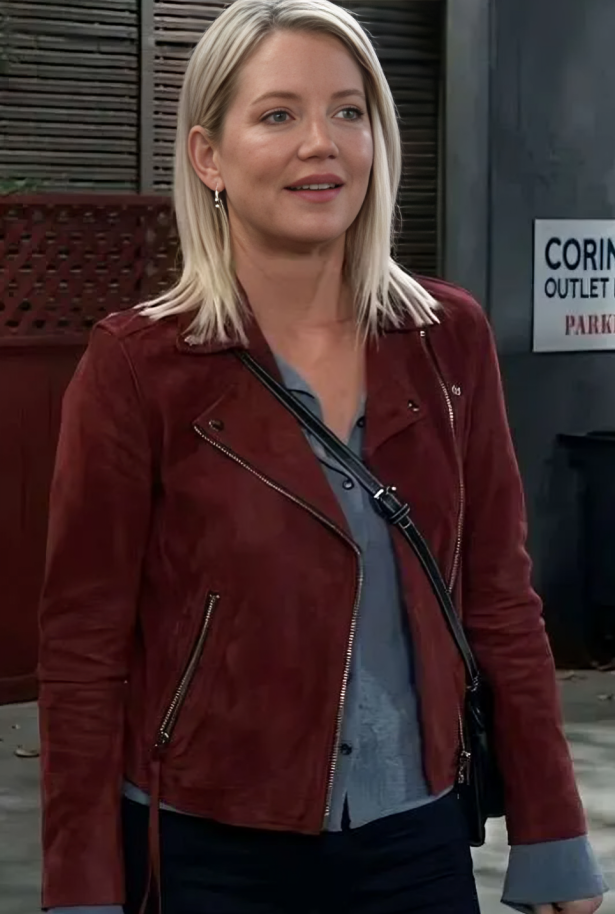Nina Reeves General Hospital Suede Jacket (2)