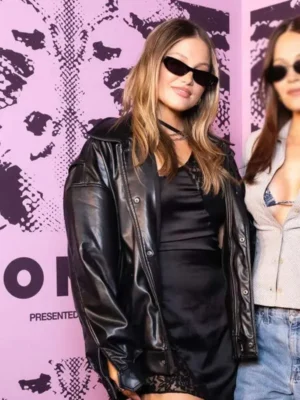 Olivia Holt 2026 Leather Jacket