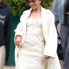 Zendaya Paris 2026 Off White Wool Coat