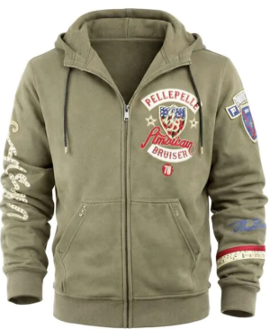 Pelle Pelle New American Bruiser Green Hoodie