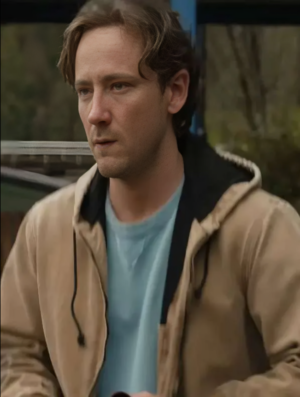 Remarkably Bright Creatures Lewis Pullman Brown Jacket