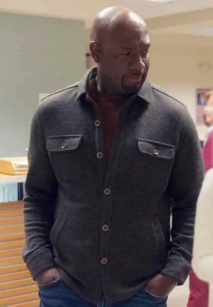 Richard T Jones The Rookie Gray Jacket
