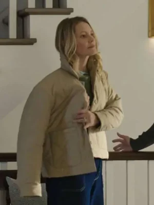 Sarah Allen Doc S02 Beige Quilted Jacket