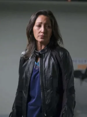 Dr. Audrey Lim The Good Doctor S04 Black Leather Jacket