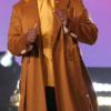 The Jennifer Hudson Show Wyclef Jean Brown Coat