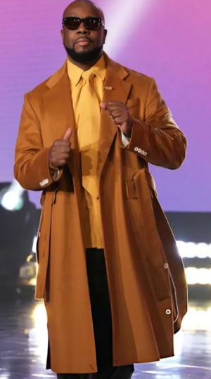 The Jennifer Hudson Show Wyclef Jean Brown Coat
